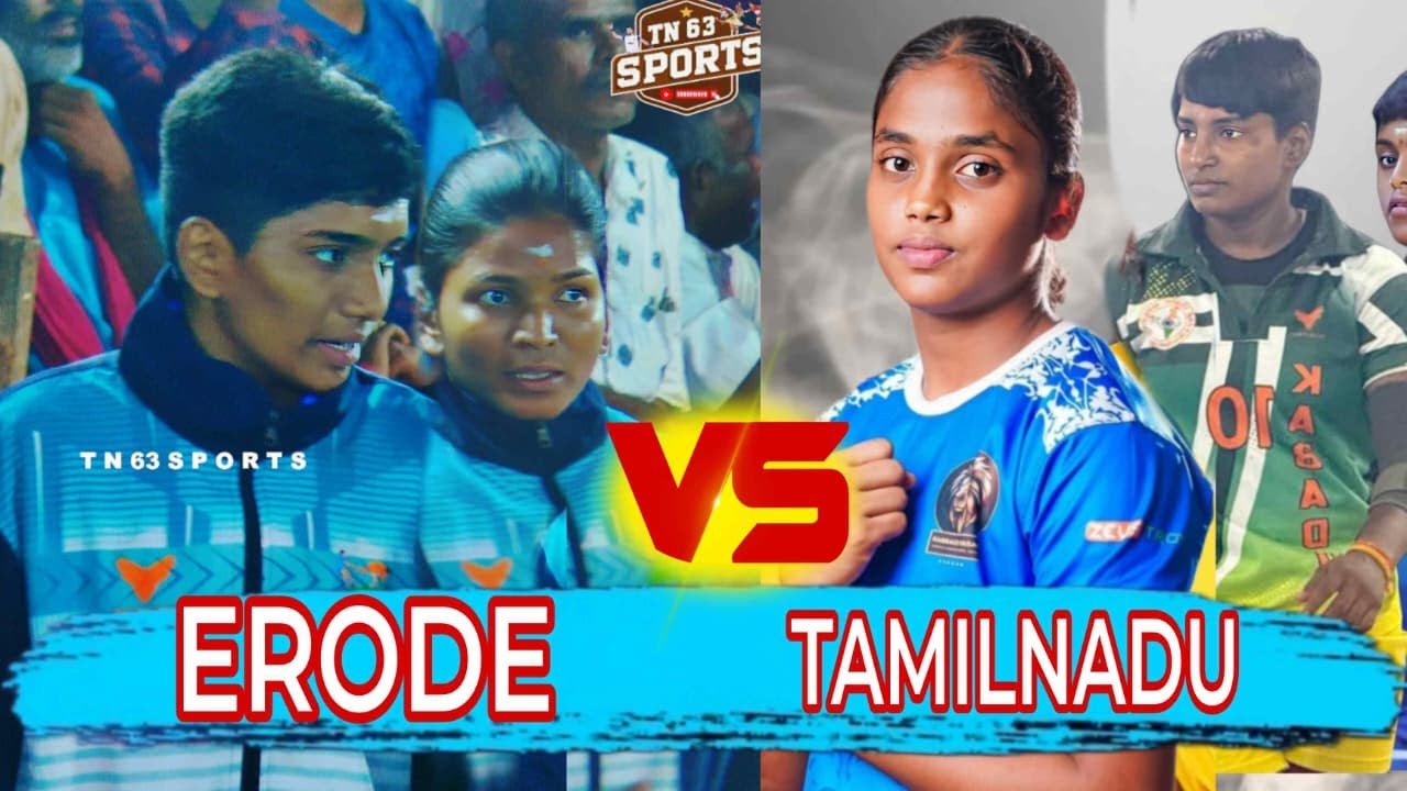LEAGUE|TAMILNADU vs SV ERODE  |ILAYANGUDI| WOMEN'S KABADDI TOURANMENT-2025