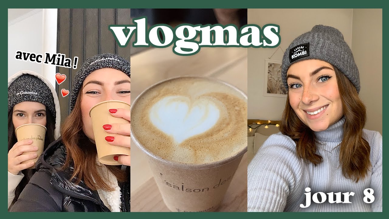 VLOGMAS 8 : Behind the scenes du vlogmas + cr&eacute;ation de contenu (Avec Mila Taillefer). 🎄✨💕
