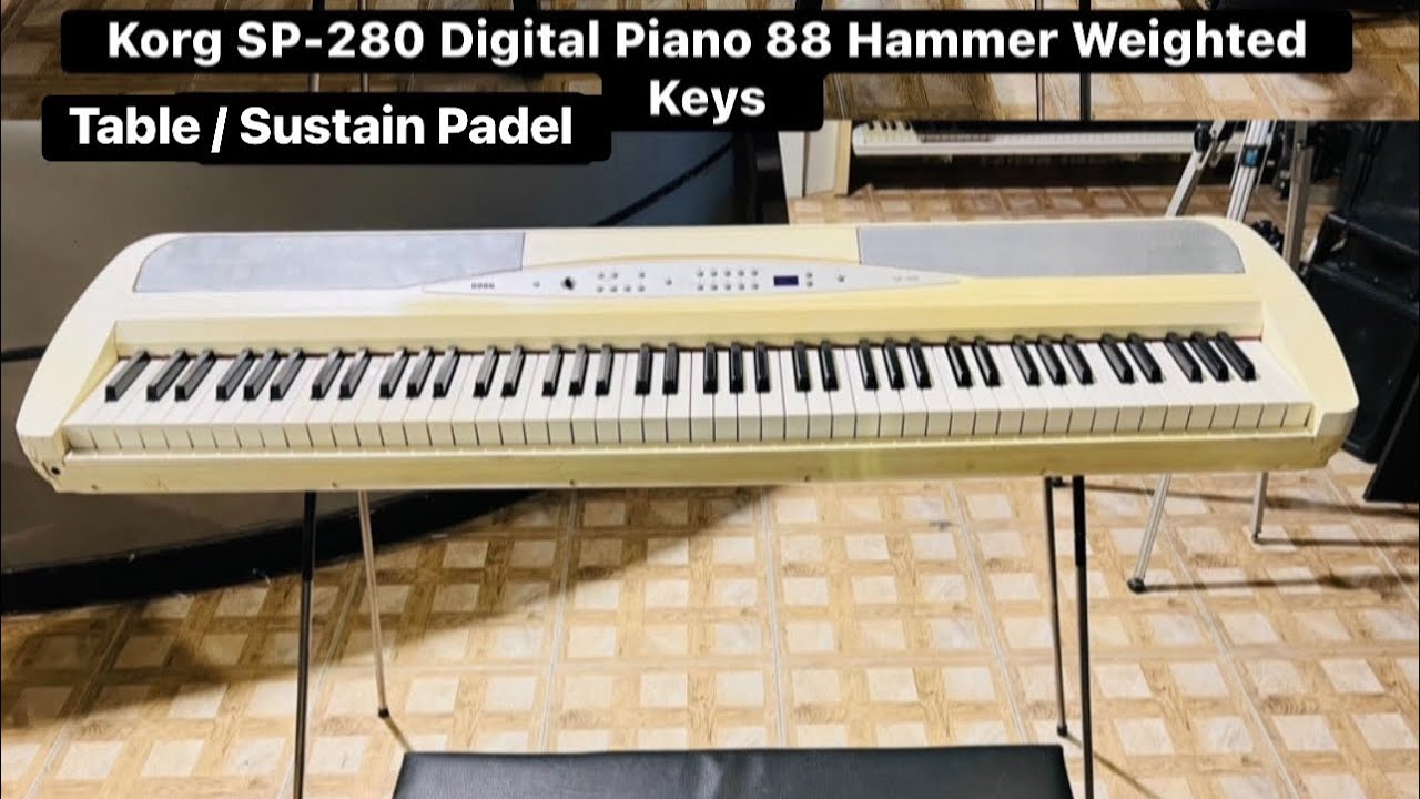 Korg SP-280 Digital piano 88 Hammer weighted key Wilsons Music Instruments Whatsapp No +923371476660
