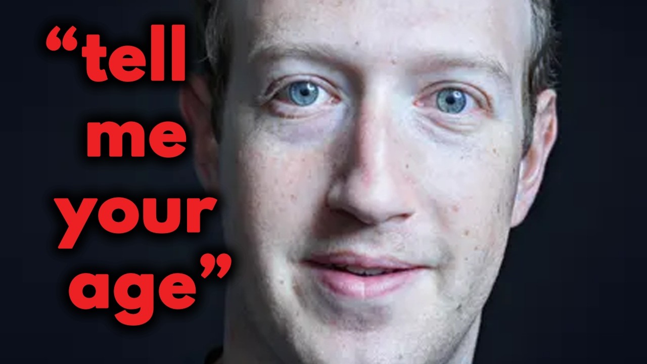 Meta's Lobbying For Age Verification Is INSANE