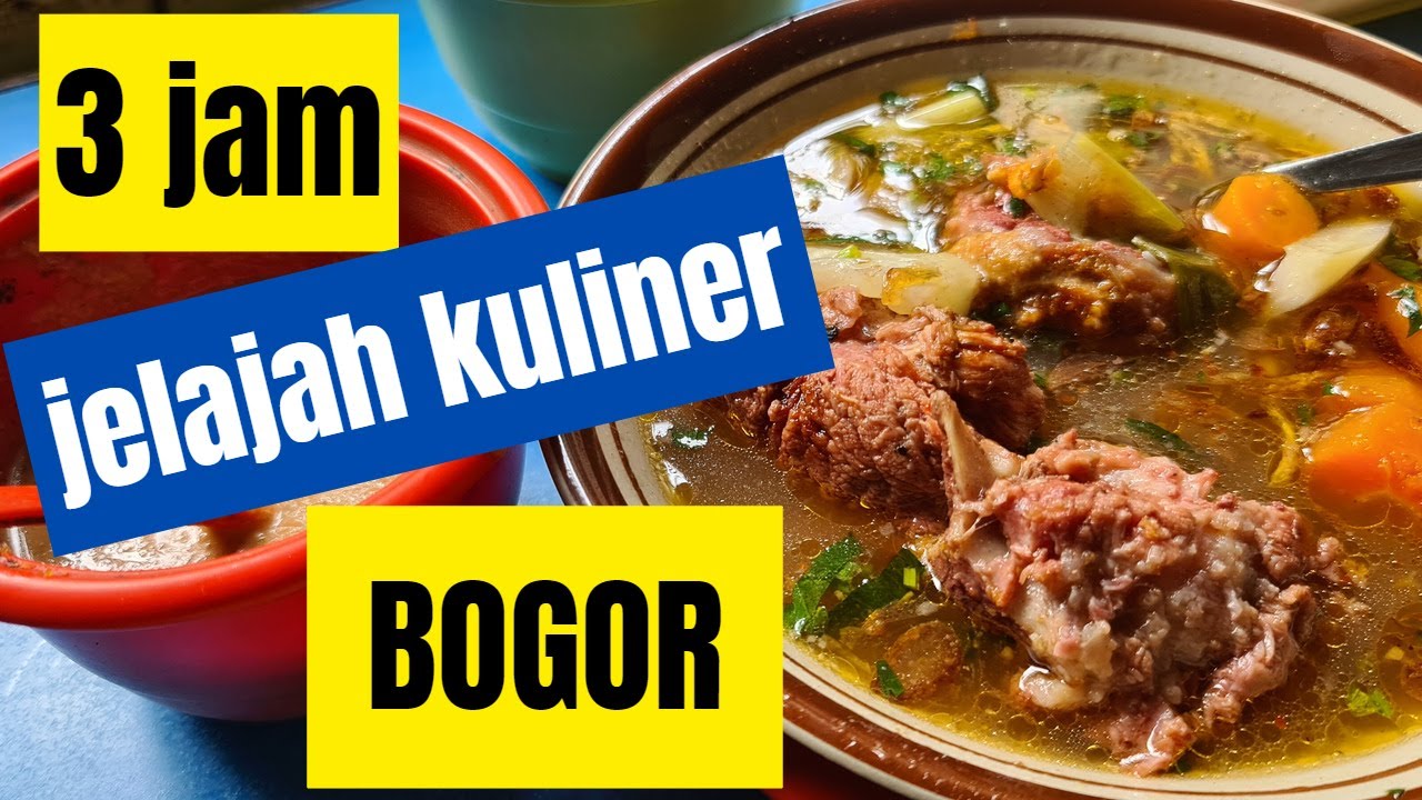 3 Jam jelajah kuliner Bogor. Dijamin Puas.