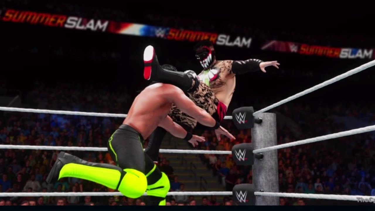 Finn Balor vs Seth Rollins Summerslam 2016 Match Highlights | WWE 2K18 [SIMULATION]