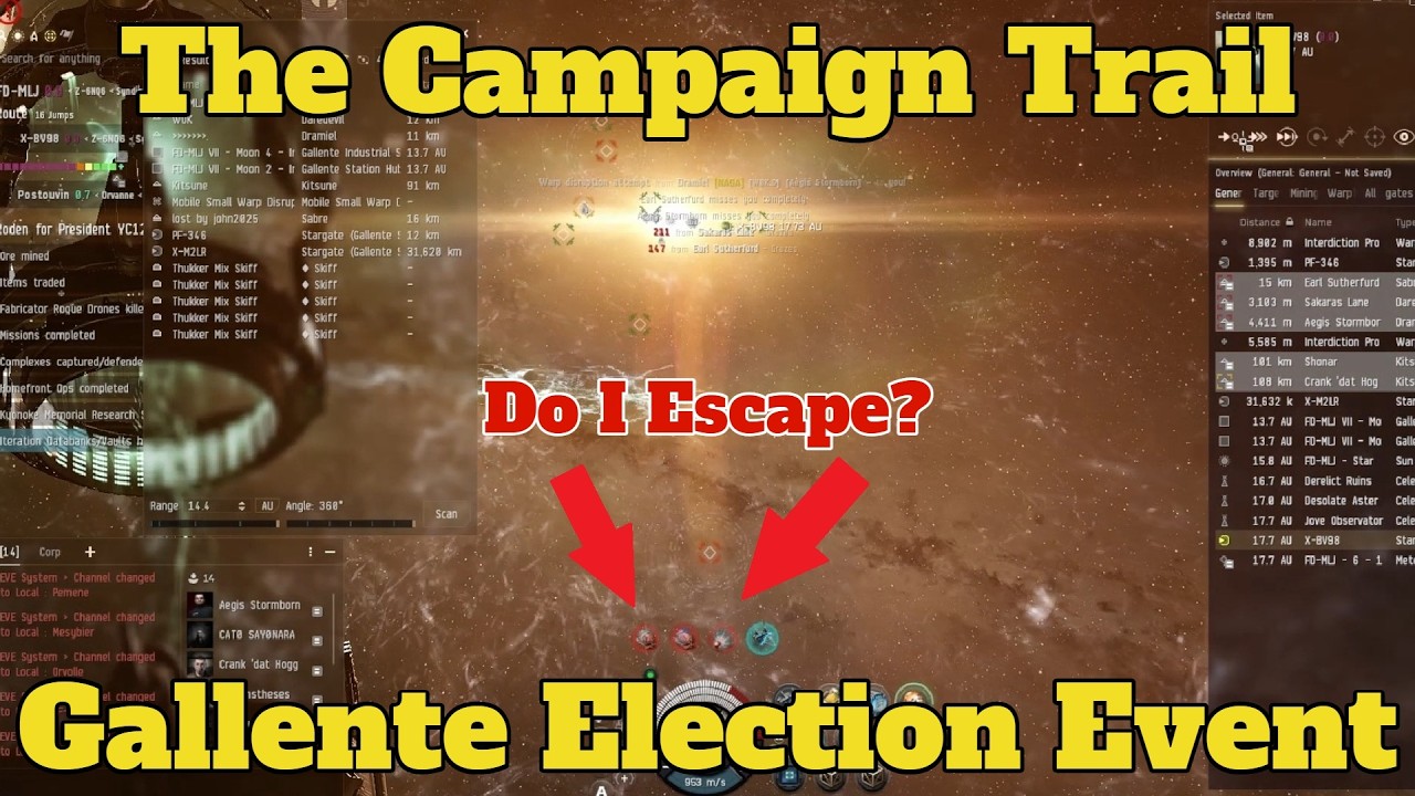 Мероприятие Campaign Trail Gallente, посвященное выборам | Eve Online