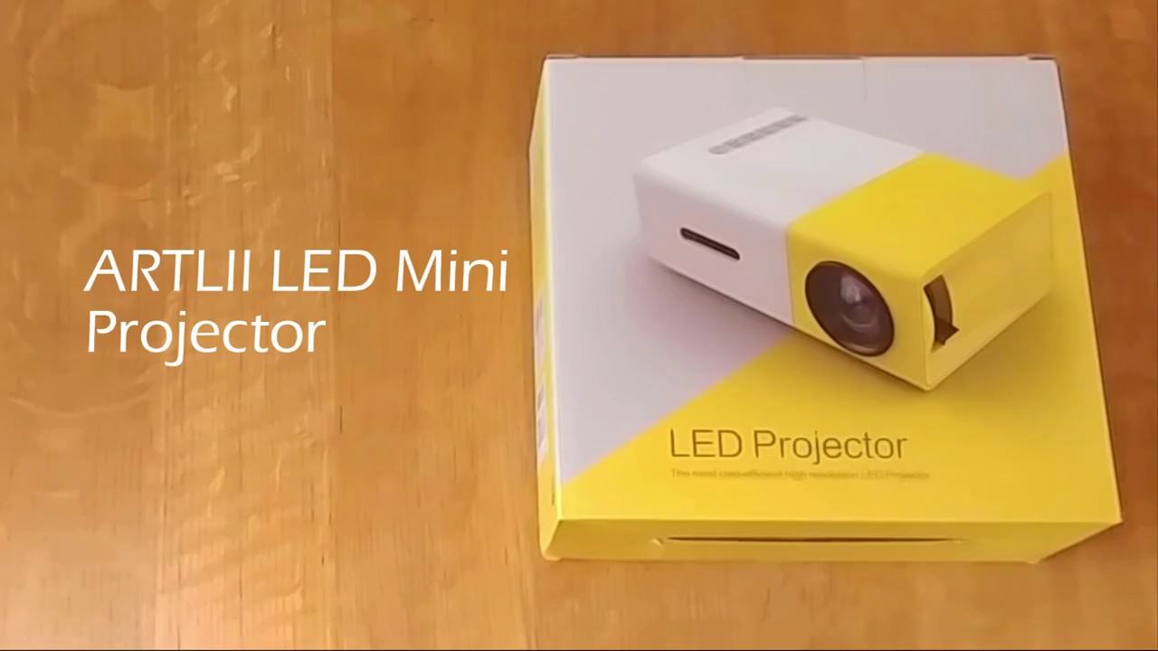 ARTLII LED Mini Projector Review & Unboxing (YG-300)
