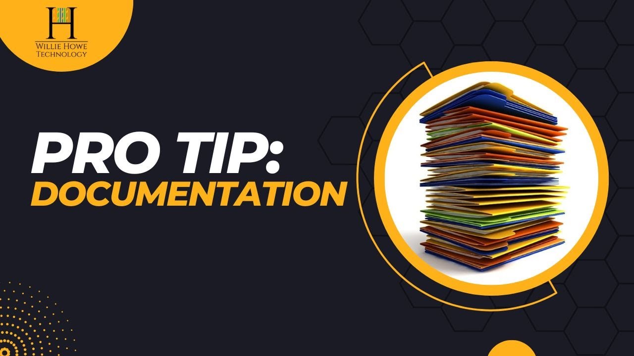 Pro Tip: Document All The Things