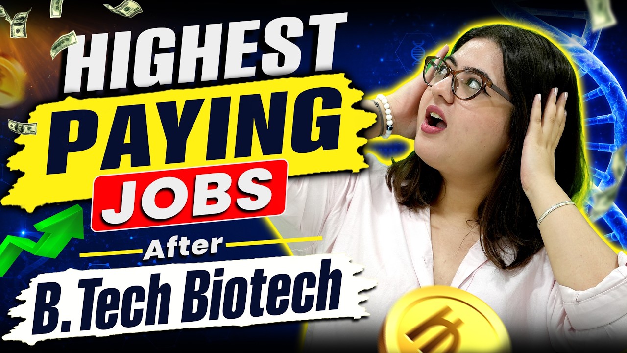 🥇 Top Career Options After B.Tech Biotechnology | Highest Paying Jobs #biotechnology #biotech