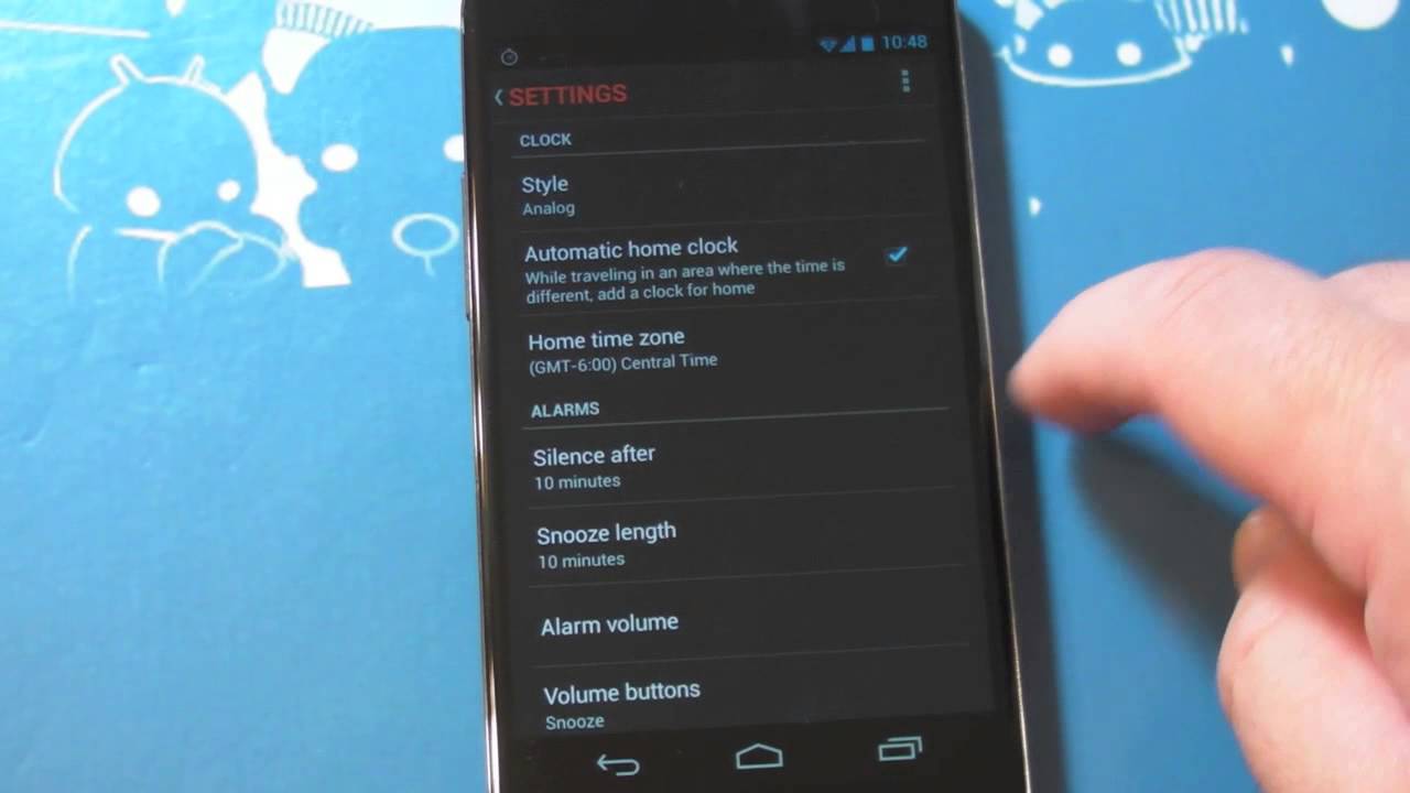 Android 4.2 clock app