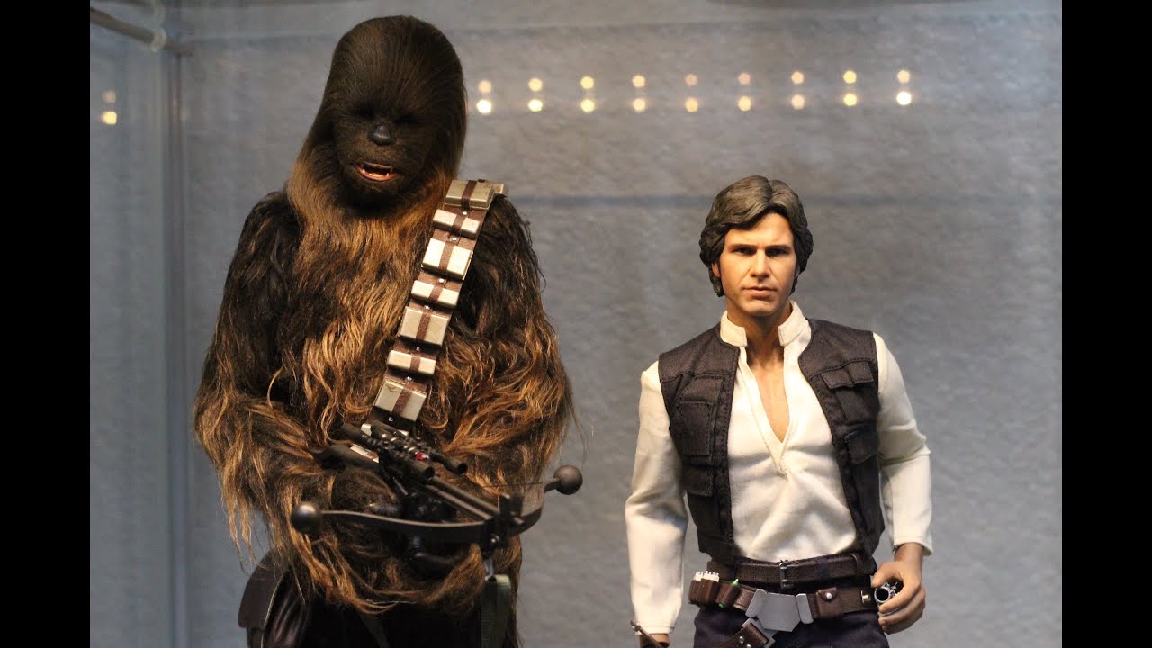 HOT TOYS MMS263 - HAN SOLO & CHEWBACCA SET - STAR WARS: A NEW HOPE