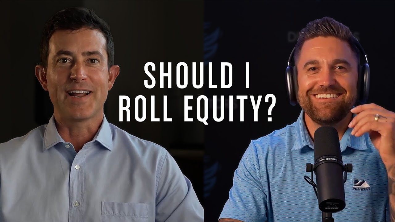 How much equity should you roll into the business that acquired you