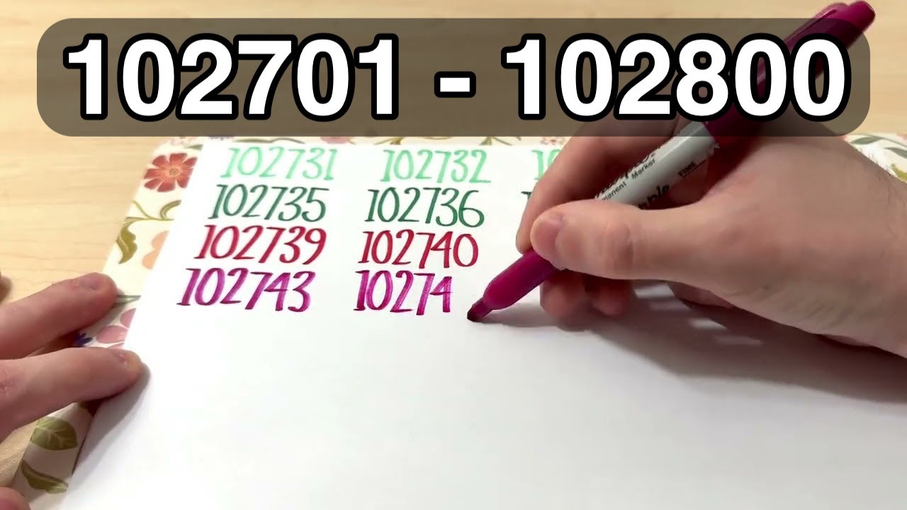 ✍️ Writing 102701 to 102800