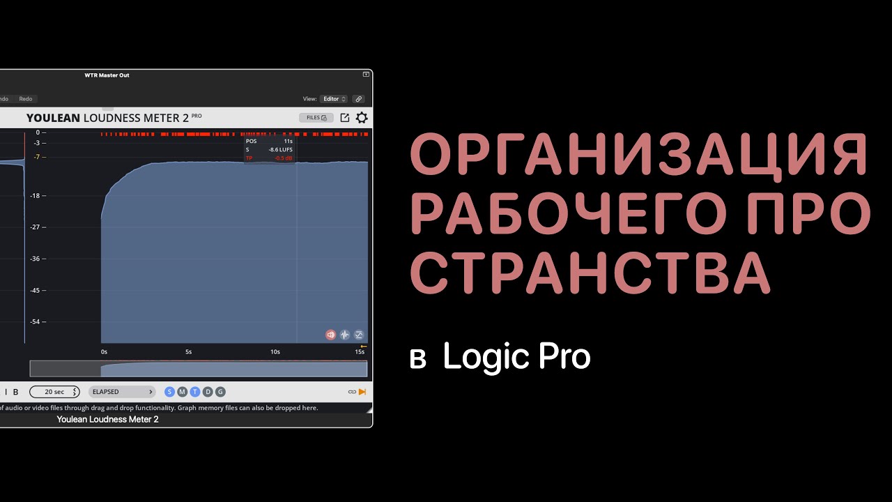 Организация рабочего пространства с помощью Screensets в Logic Pro 11 [Logic Pro Help]