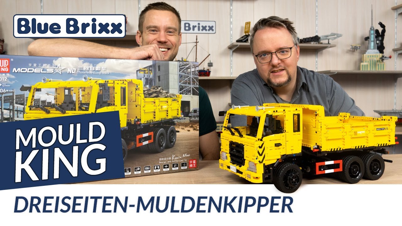 Ferngesteuerter Dreiseiten-Muldenkipper von Mould King @ BlueBrixx
