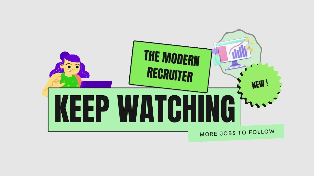 Monthly job alert video - sales division