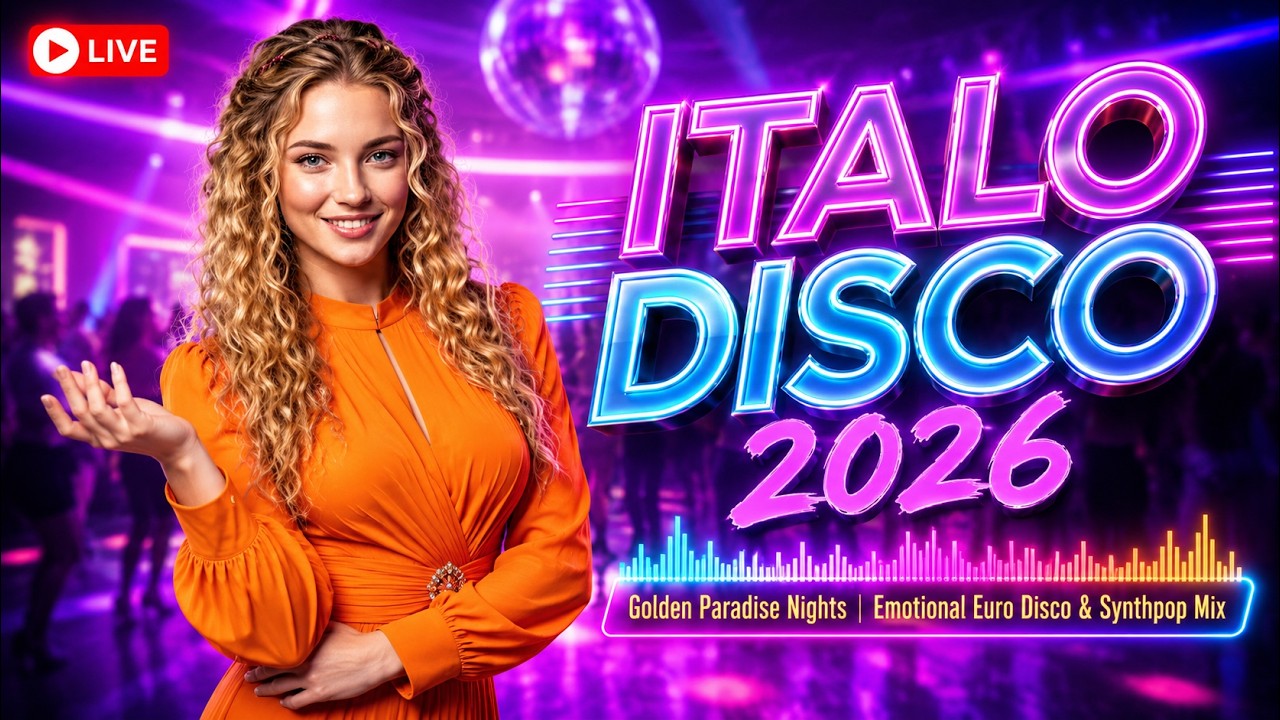 🔴 LIVE Italo Disco 2026 🔥 Golden Paradise Nights | Emotional Euro Disco & Synthpop Mix