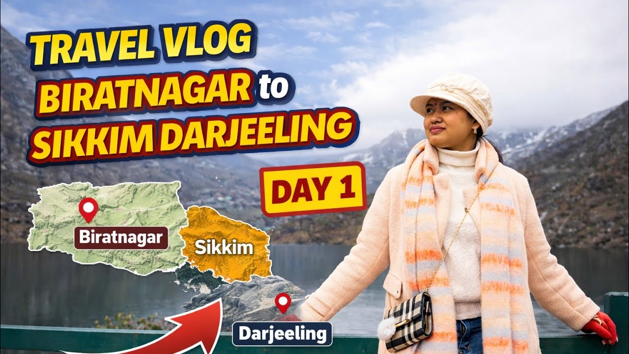 Biratnagar to Sikkim & Darjeeling 🚗✨ | Day 1 Adventure Begins | deeya vlogs | EP: 1