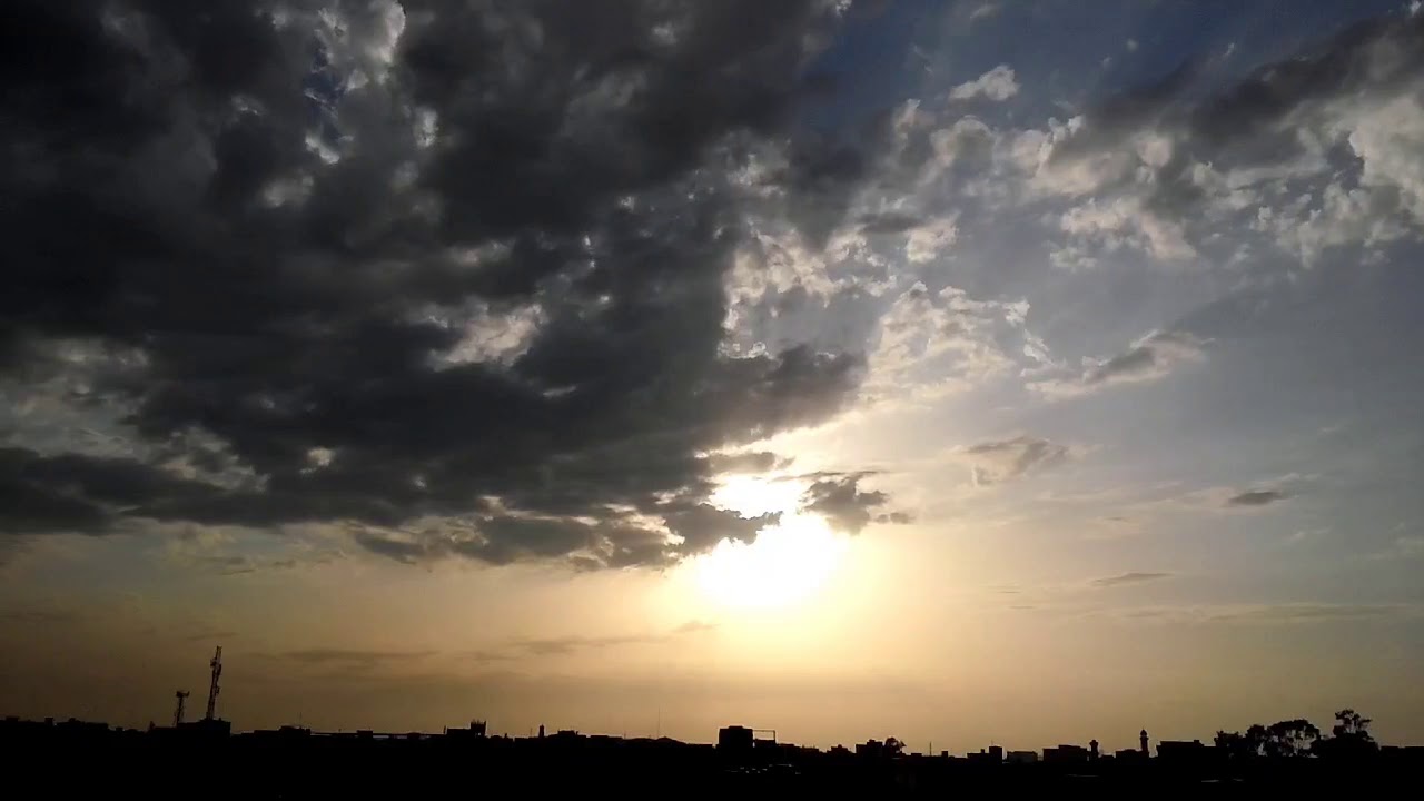 Sunset Time Lapse with Soothing Music.