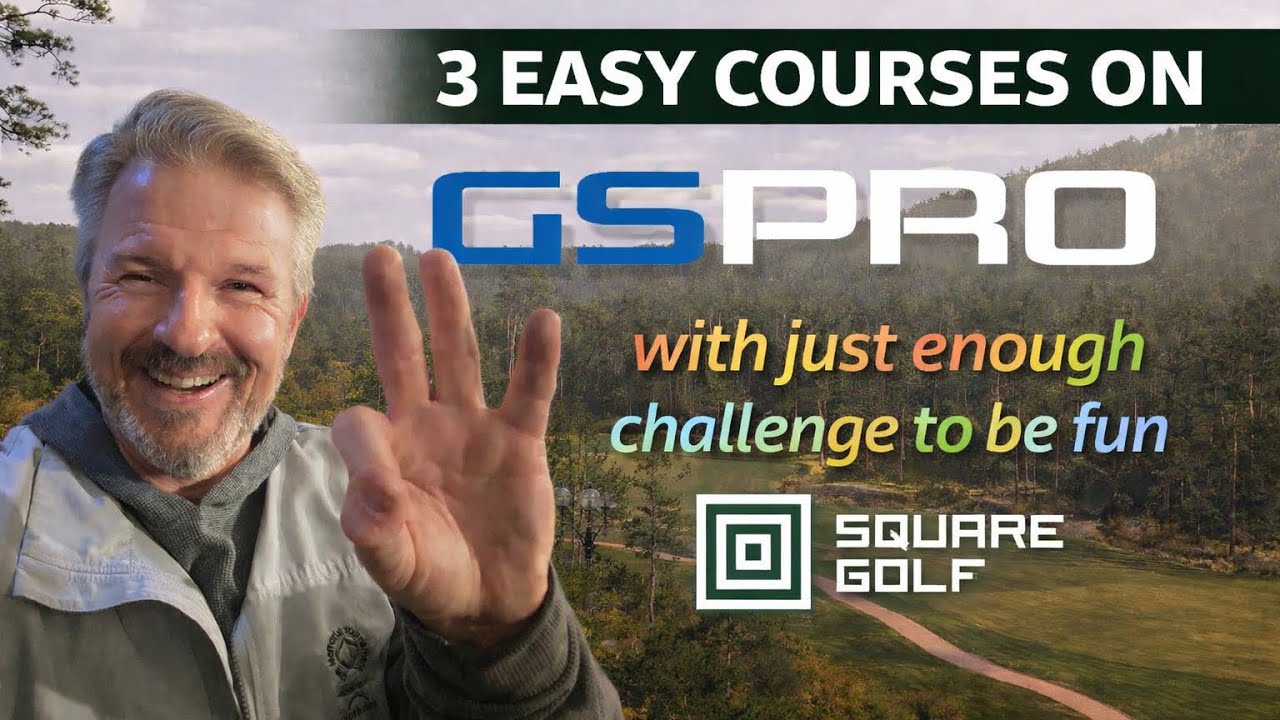 3 Easy GSPRO courses with just enough challenge 