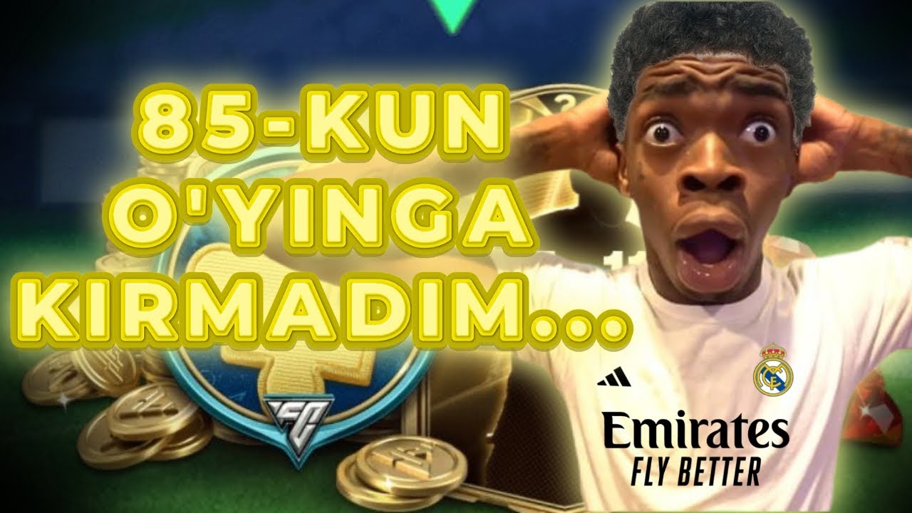 85 KUN FC MOBILE’GA KIRMADIM... NATIJA SHOK! 😱⚽ (FC MOBILE 25) #45 
