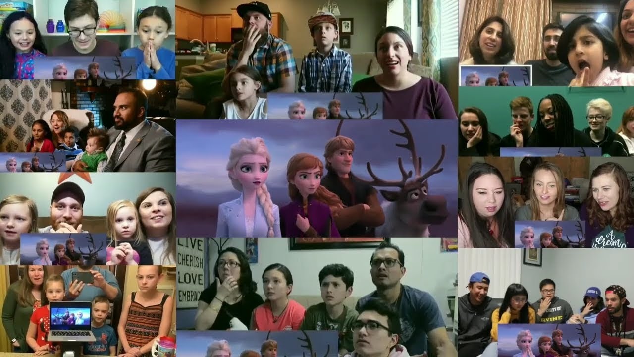 Frozen 2 Official Teaser Trailer Reaction Mashup