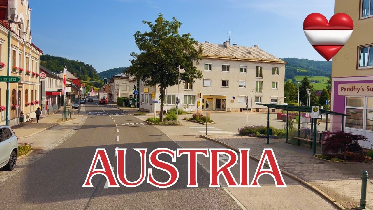 Scenic Drive In Lower Austria | From Traisen to Purgstall an der Erlauf 🇦🇹🌄🚛