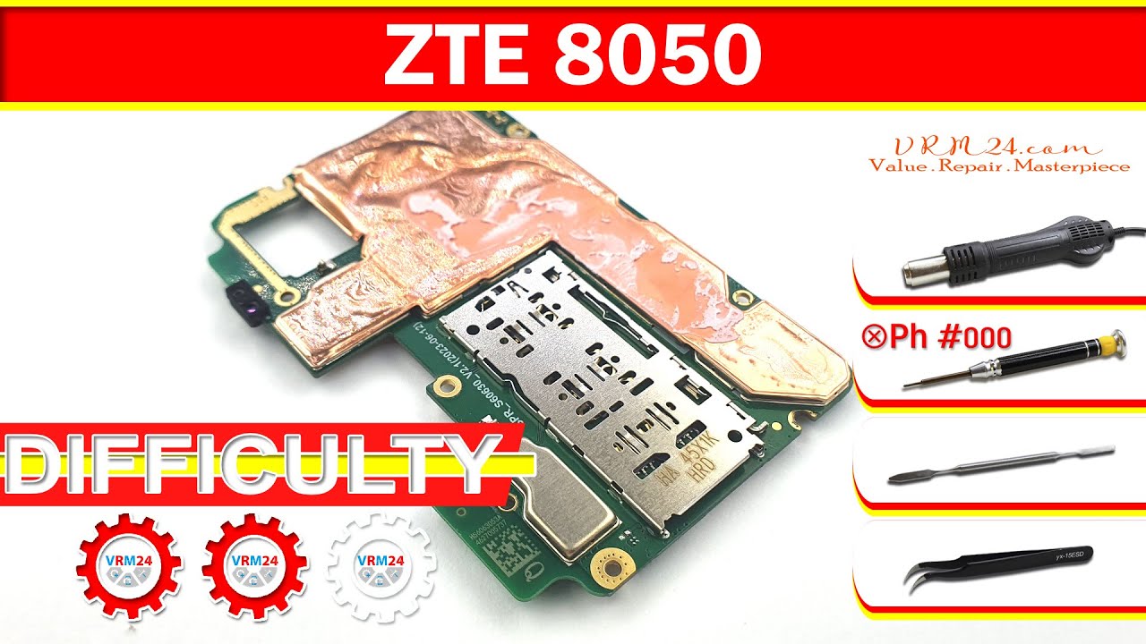 ZTE Blade V50 Design ZTE 8050 Teardown Take apart in Detail