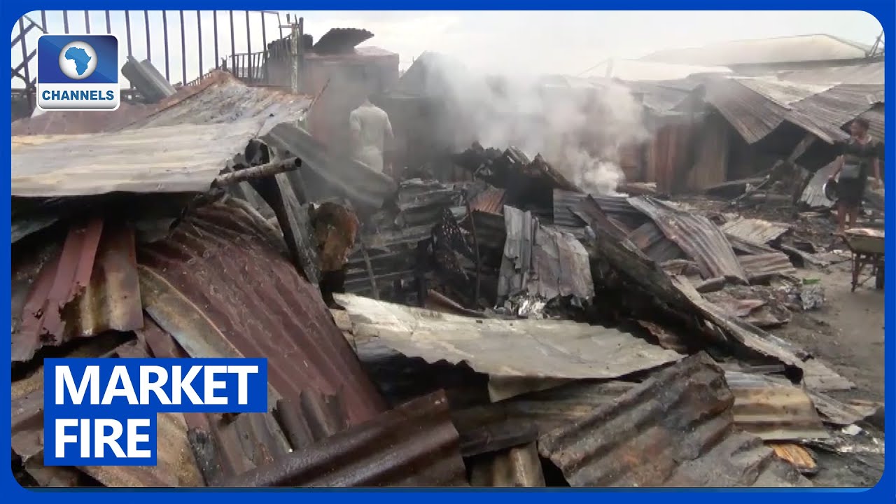 Several Shops Razed In Calabar Market Fire