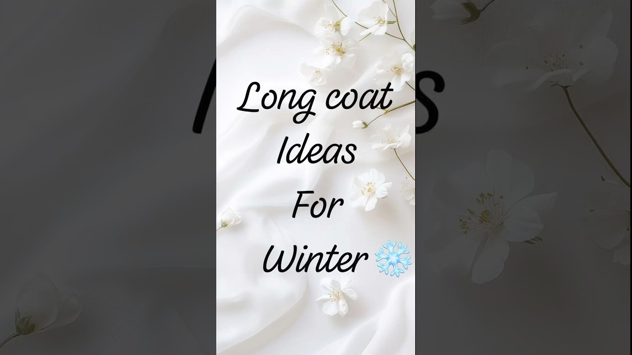 Long coats ❄️❄️