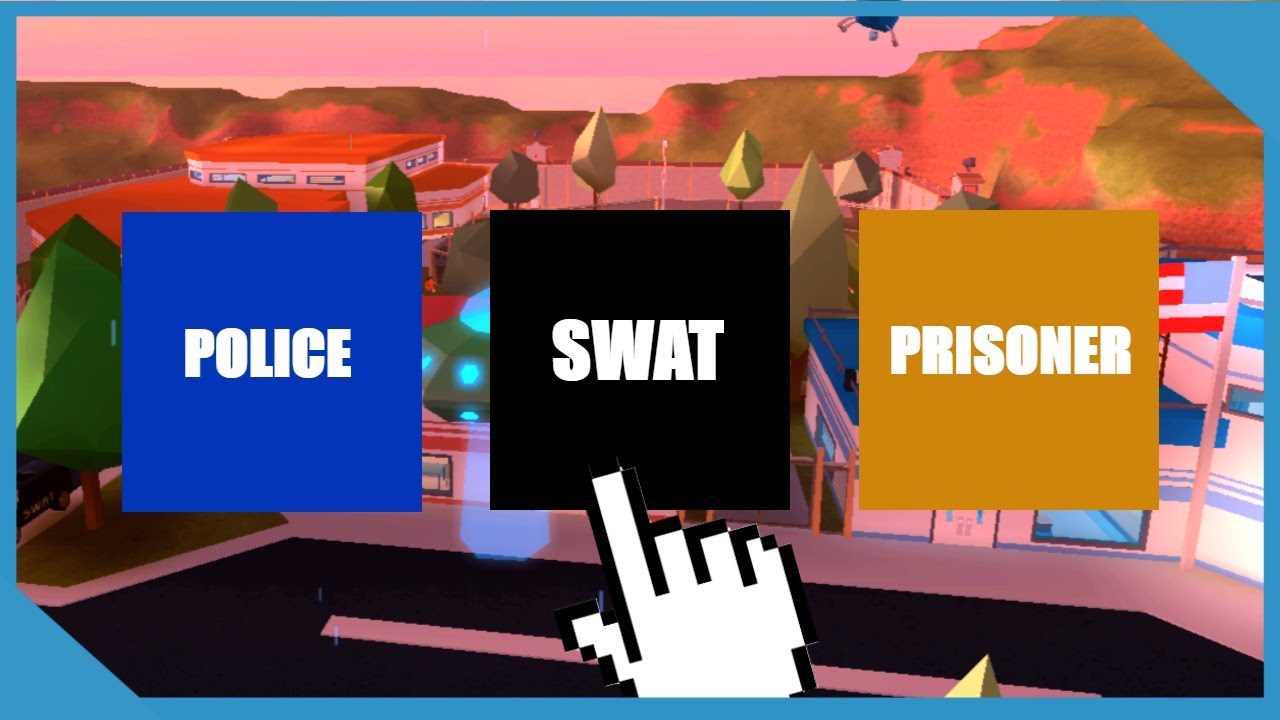 Отряд спецназа вторгается в Roblox Jailbreak