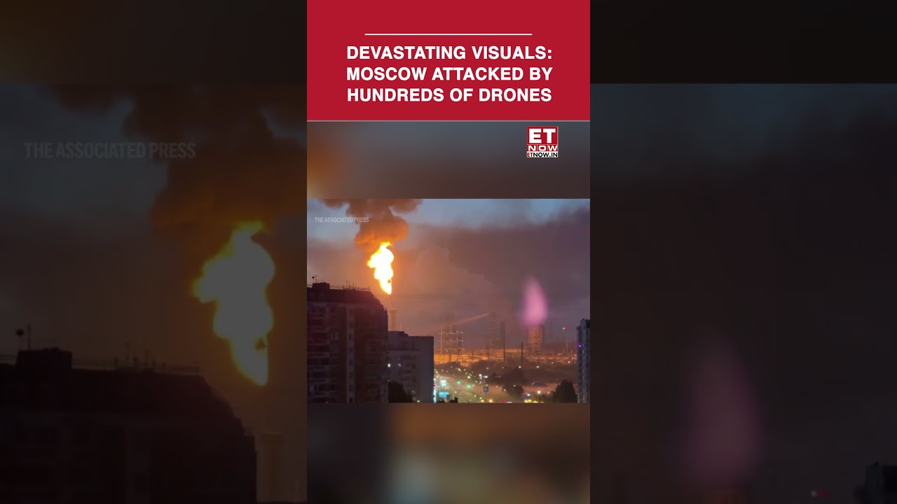WATCH: Russia Targeted By Ukraine&rsquo;s Largest Ever Drone Attack, Horrifying Visuals Emerge #shorts