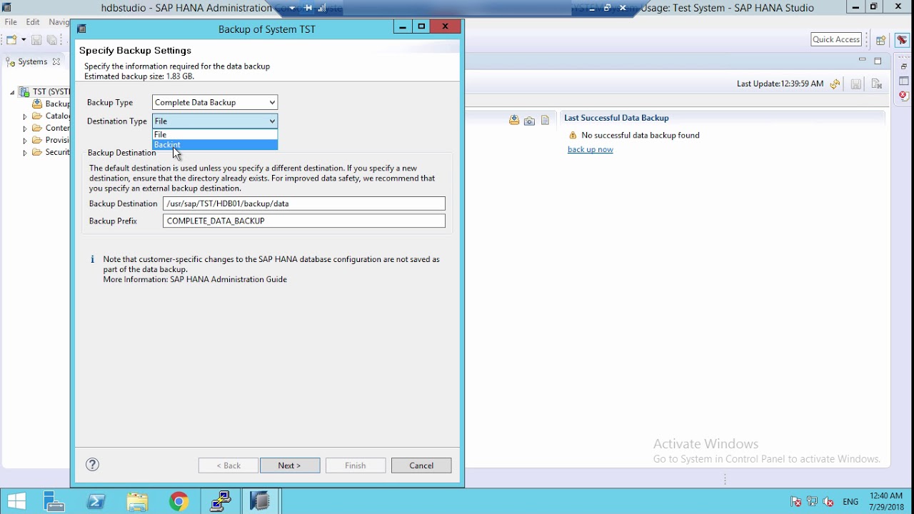 How to take SAP Hana Backup | SAP Hana Backup | Hana Studio