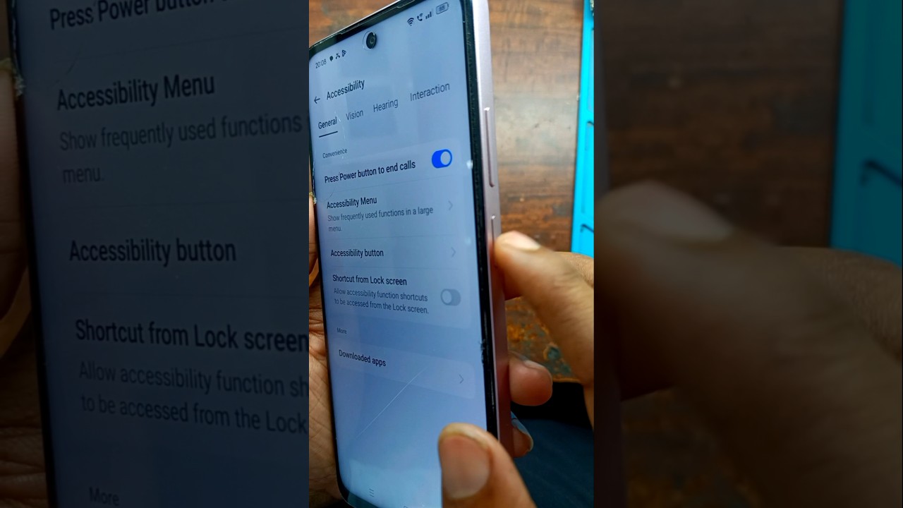 Oppo k12x 5g me power button to end call setting kaise kare || power button call end on oppo k12x 5g
