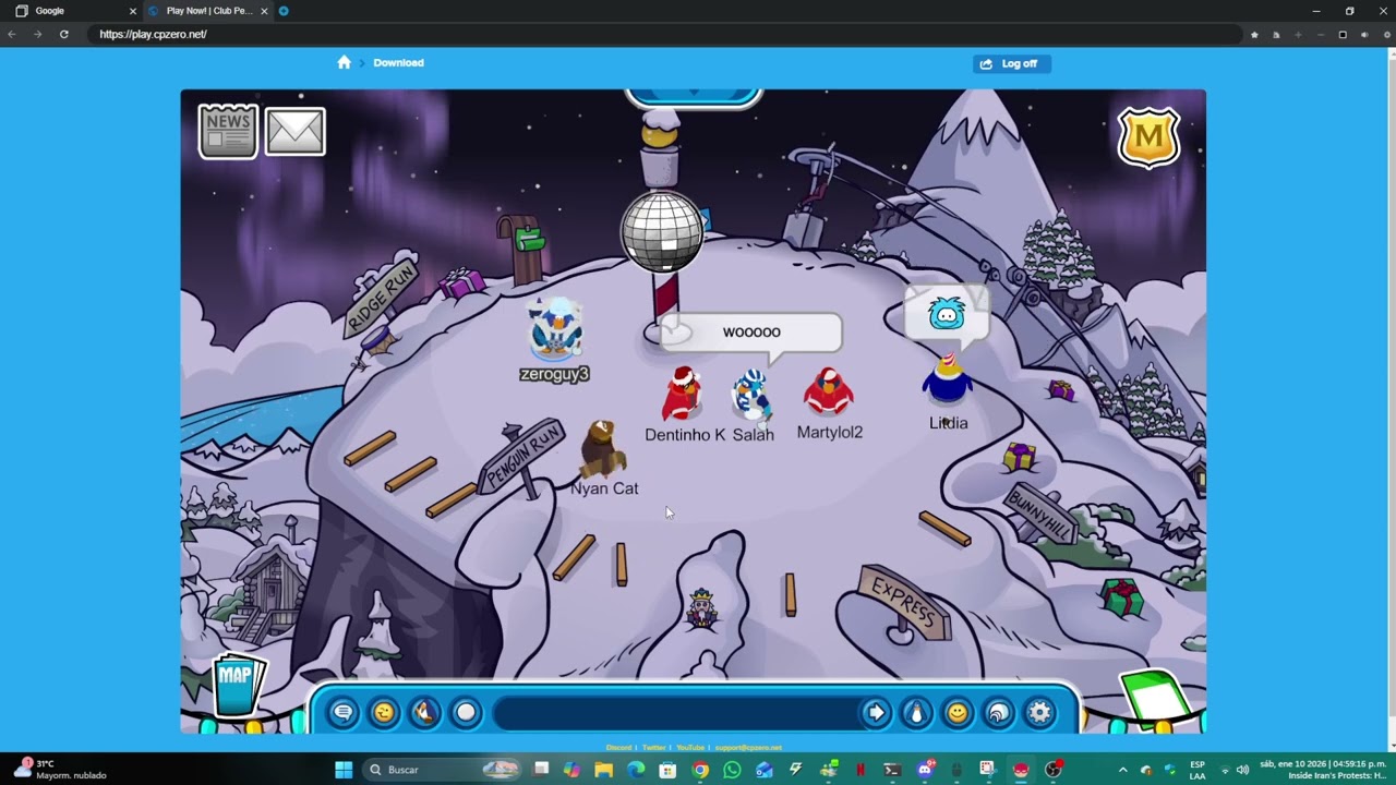 Club Penguin Zero Ball Drop (Archive)