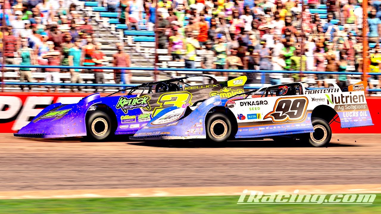 iRacing Dirt Super Late Models at Lucas Oil