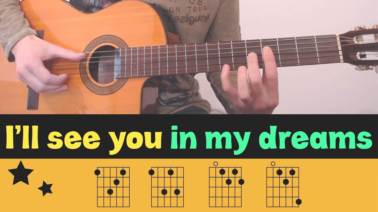 I'LL SEE YOU IN MY DREAMS // Fingerstyle // Tutorial // Lesson // Tabs // Chords // MERLE TRAVIS