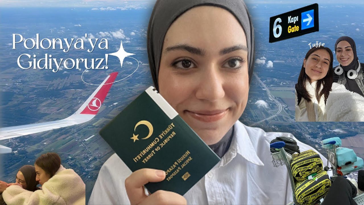 polonya'ya gidiyoruz! (erasmus, ilk uçak deneyimi, sohbet w/tuğçe)