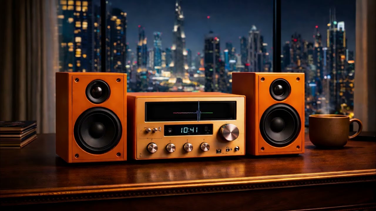 5 Hours Smooth Jazz Night in Luxury Hotel ☕ | Relaxing Jazz Music with City Skyline Ambience