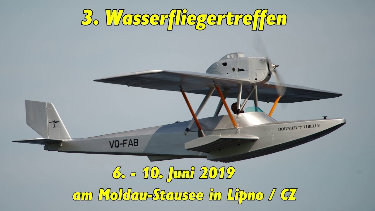 Wasserfliegertreffen 2019 am Moldau-Stausee in Lipno
