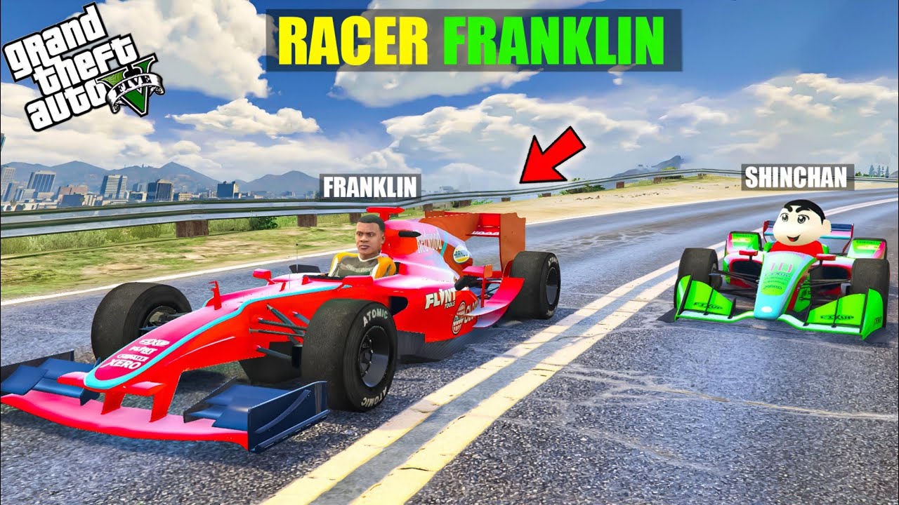 GTA 5 : Franklin & Shinchan Become PRO RACERS In GTA 5! | Funny & Epic Racing in Los Santos