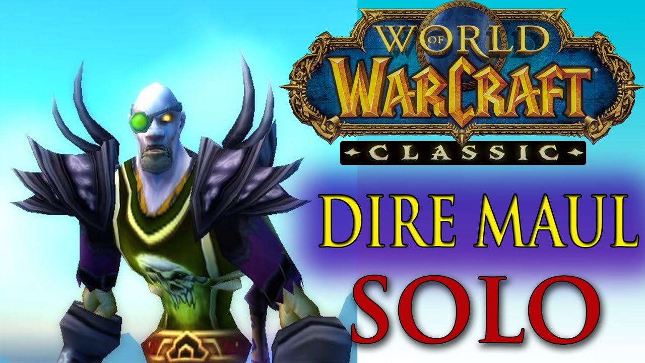 Holy Priest vs. Guard Mol'dar (WoW Classic DM Solo Farming)