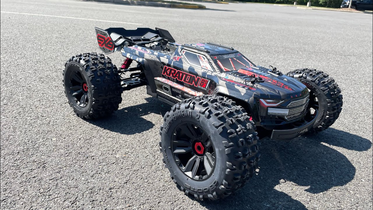 New Arrma Kraton 1/5 8s EXB rtr first run Losi DBXLE 2.0 max 5 780kv | WHAT A BATTLE 💪🏾