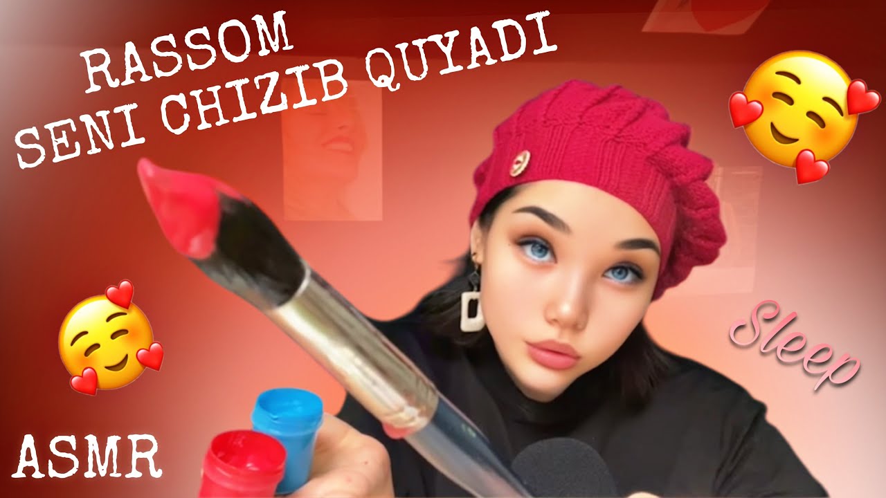 Asmr. Rassom. Kistochka va bo’yoqlar triggeri