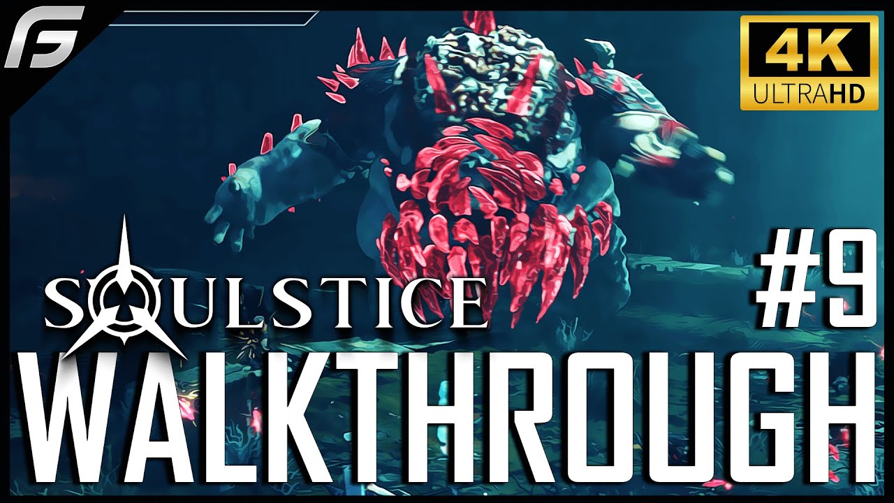 Soulstice Walkthrough Gameplay Part 9 Underworld Crazy Boss Fight Chapter 9 (FULL GAME) 4k 60fps