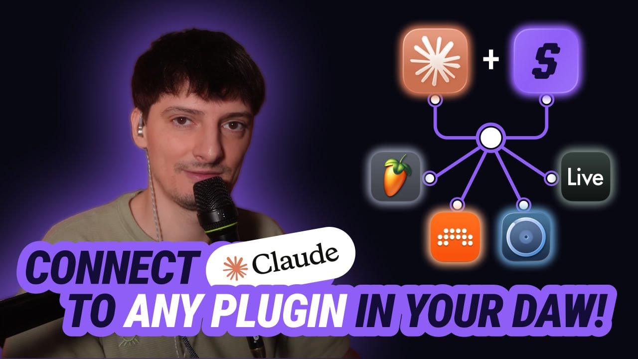 Claude can talk with ANY PLUGIN in your DAW! SnappySnap - integrated MCP demo.