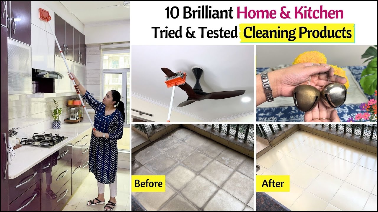 10 BRILLIANT Home & Kitchen Cleaning Tools | Tried & Tested Cleaning Products | Cleaning Essentials
