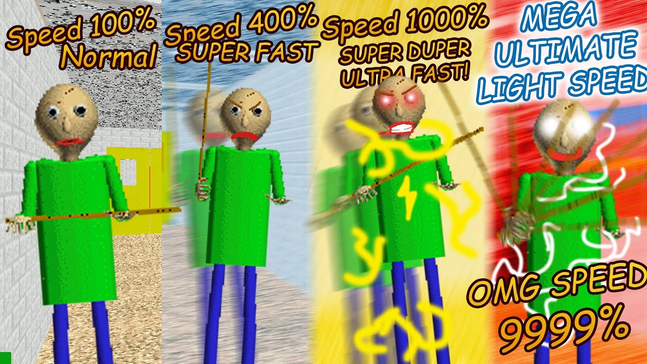 how baldi like light of speed..... | Baldi's Basics Gets Faster How long [Baldi's Basics Mod]