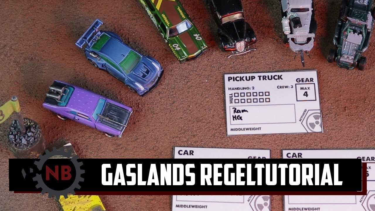 Gaslands Grundregeln | Tutorial |  DEUTSCH  | Neckar Bodgers