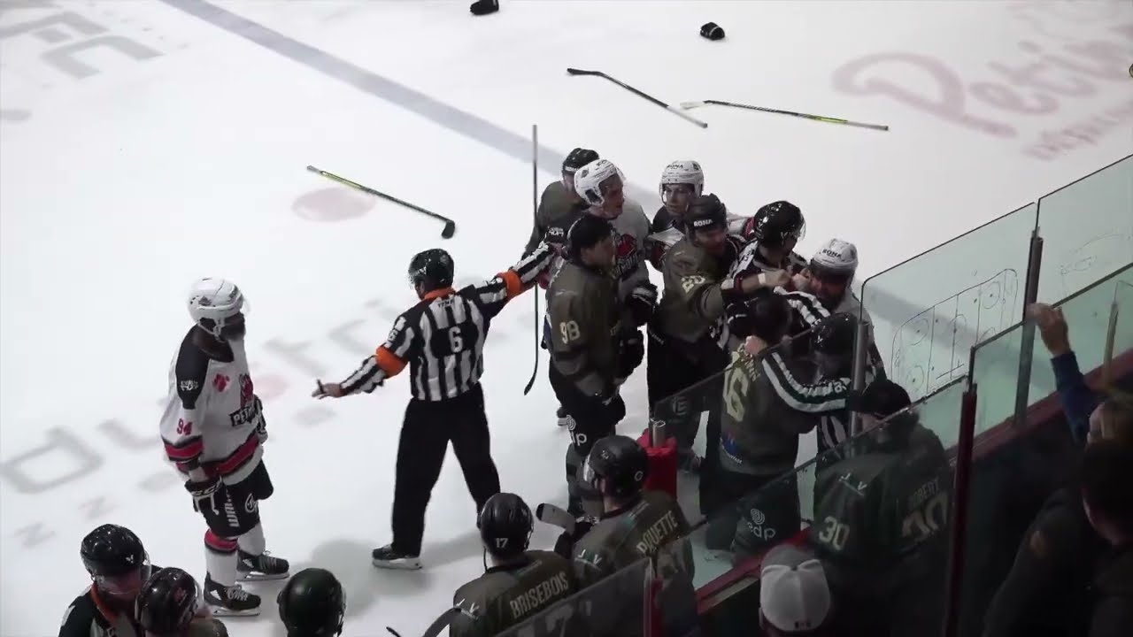 Alexandre St-Louis vs David Lacroix + Mêlée Saint-Hyacinthe vs Laval - 21-11-25