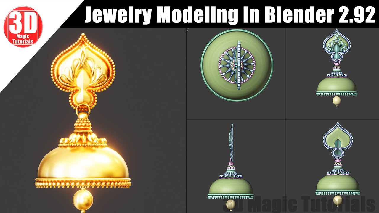 Jewelry Modeling in Blender 2.92