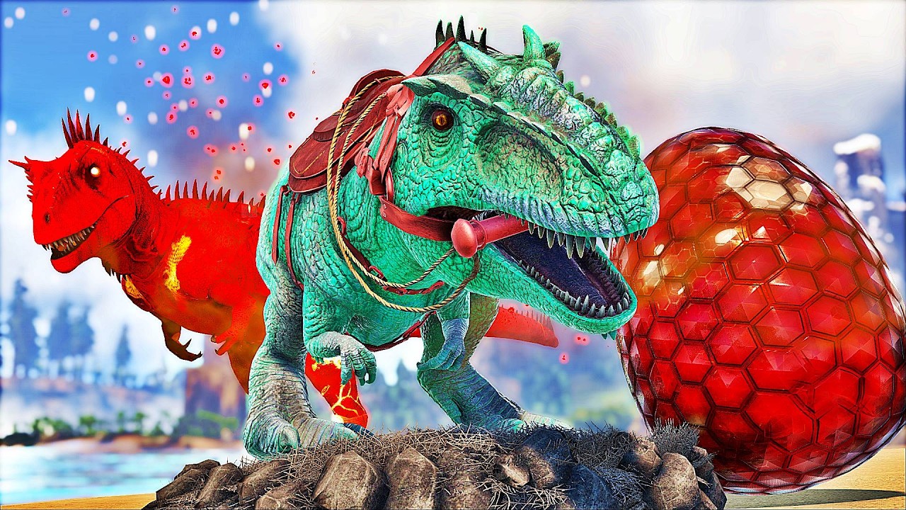 DOMEI O PEQUENO DINOSSAURO QUE PODE FINALIZAR O OPONENTE COM 1 MORDIDA NO ARK SUPER MODS! 100 DIAS