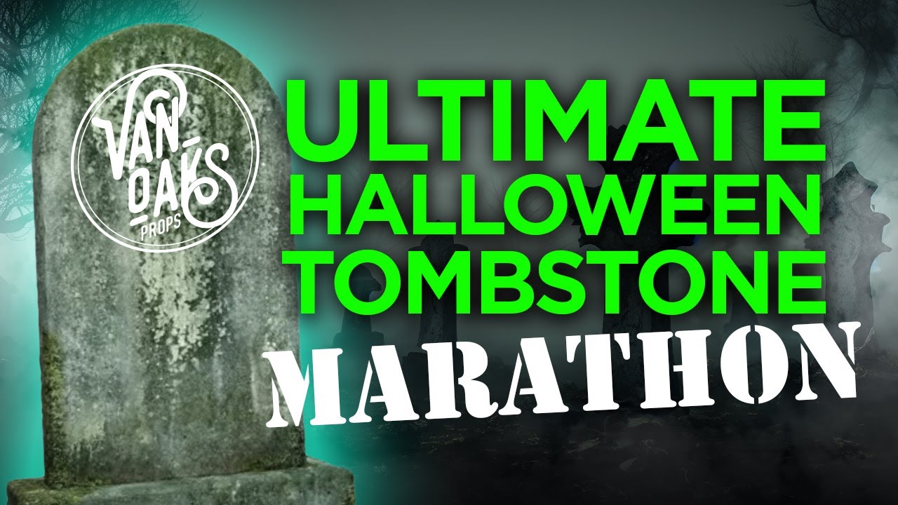 The ULTIMATE DIY Halloween Tombstone Marathon!
